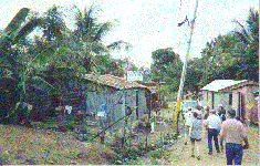 A burrio in the suburbs of Santo Domingo, Dominican Republic